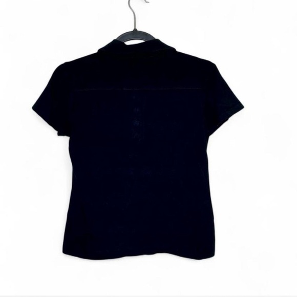Subaru Fitted Black Polo Shirt - Picture 2 of 4
